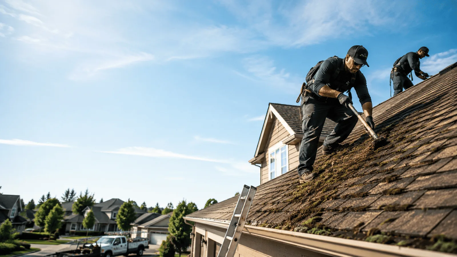 Roof Moss Removal in Monroeville, IN near me